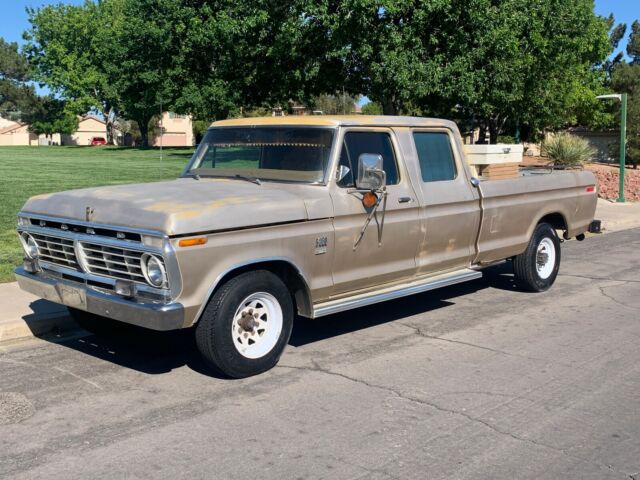 1973 Brown Ford F-350 CRew Cab Pickup