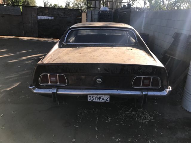 1973 Burgundy Ford Mustang Hardtop