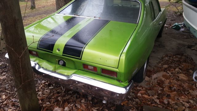 1974 Green Chevrolet Nova Coupe