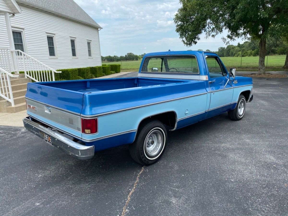 1976 Blue Chevrolet C-10 Standard Cab Pickup