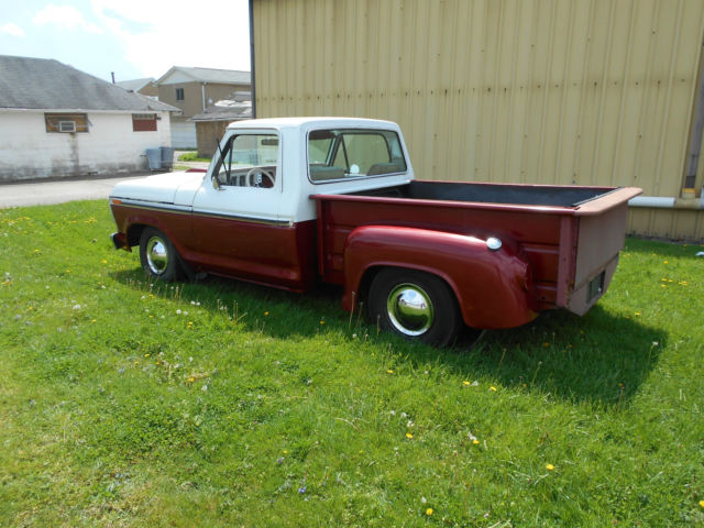 1977 Red Ford F-150 Cab & Chassis
