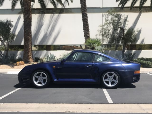 1977 Blue  Porsche 911 Coupe 