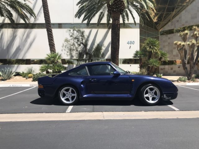 1977 Blue  Porsche 911 Coupe 