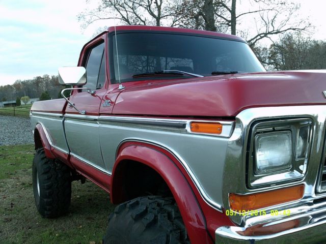 1978 Red Ford F-150 Standard Cab Pickup
