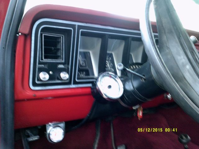 1978 Red Ford F-150 Standard Cab Pickup