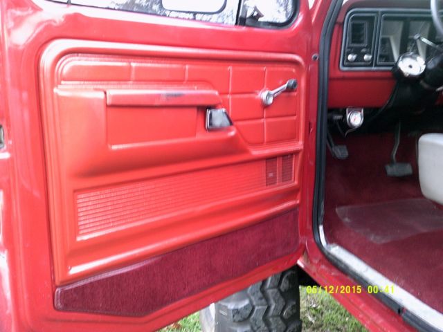 1978 Red Ford F-150 Standard Cab Pickup