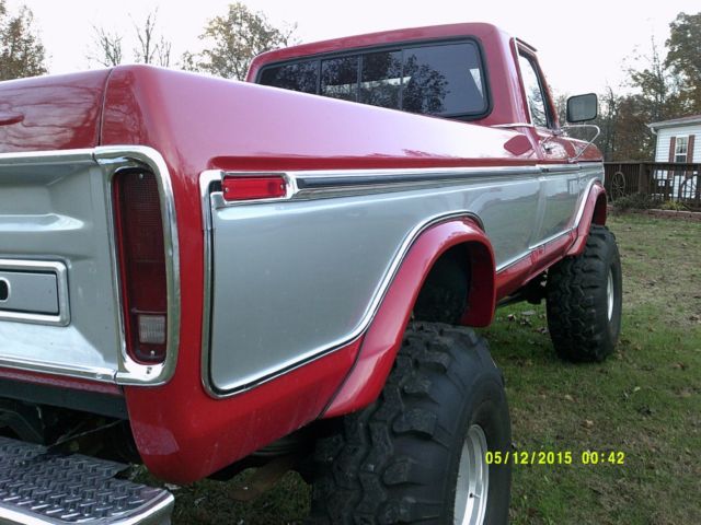 1978 Red Ford F-150 Standard Cab Pickup