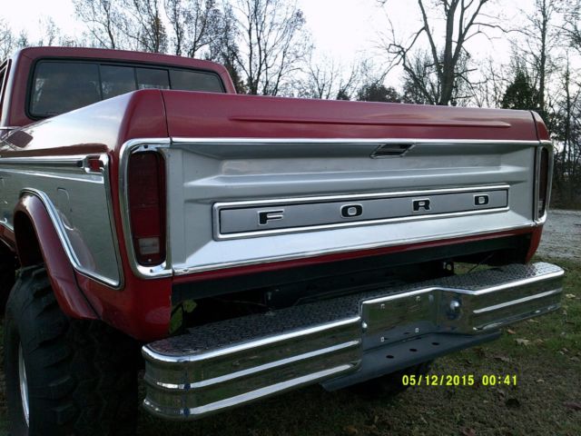 1978 Red Ford F-150 Standard Cab Pickup