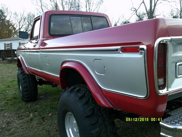 1978 Red Ford F-150 Standard Cab Pickup