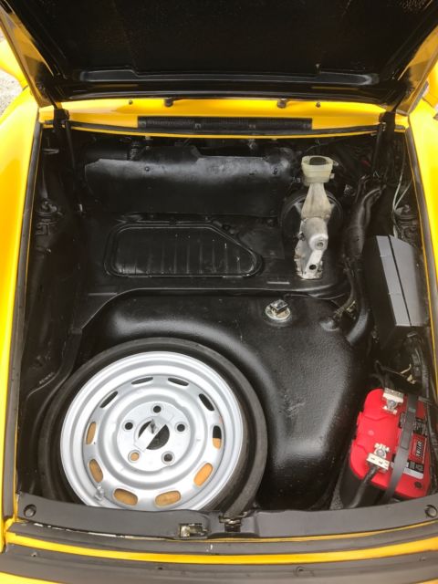 1978 Yellow Porsche 911 coupe