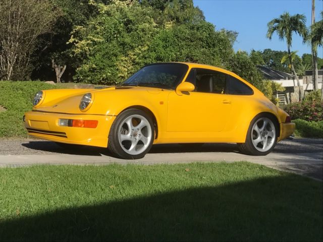 1978 Yellow Porsche 911 coupe