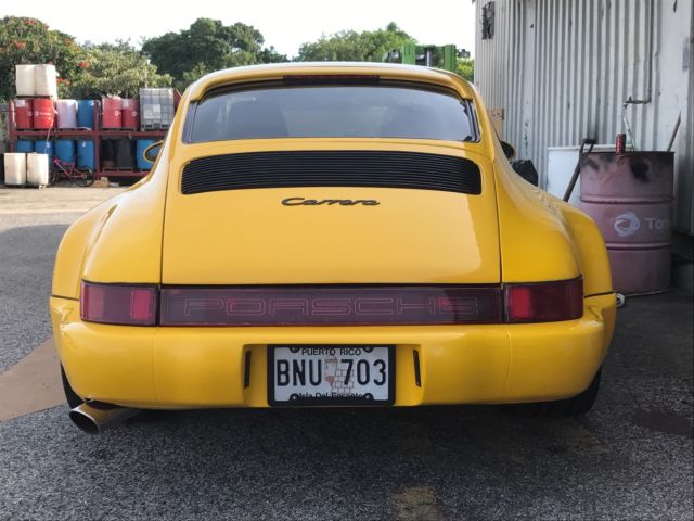 1978 Yellow Porsche 911 coupe