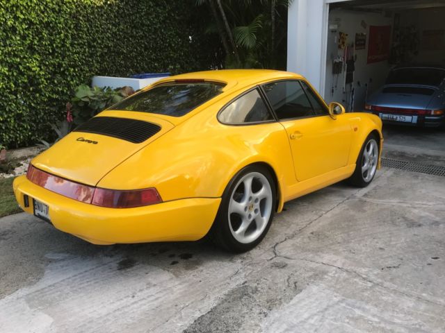 1978 Yellow Porsche 911 coupe