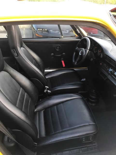 1978 Yellow Porsche 911 coupe