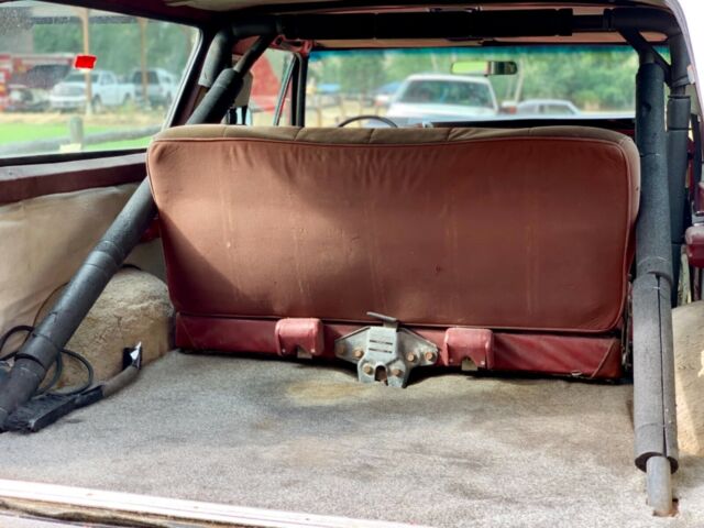 1979 White Ford Bronco Convertible
