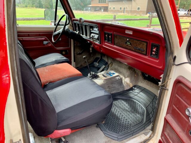 1979 White Ford Bronco Convertible
