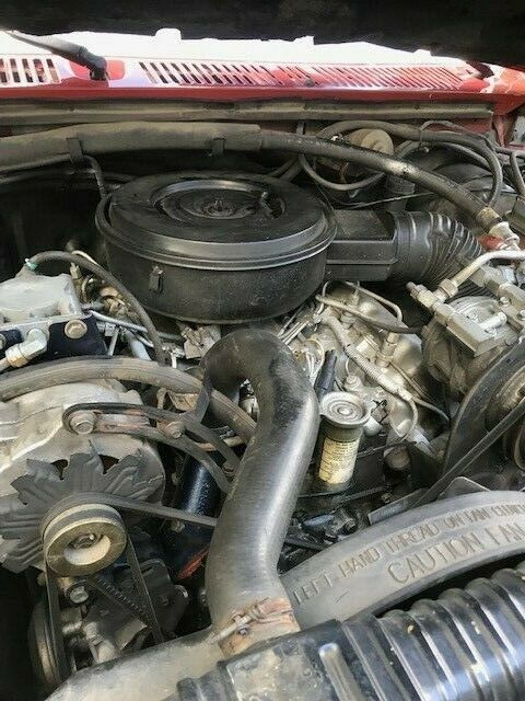 1986 Red Ford F-350 Crew Cab Pickup