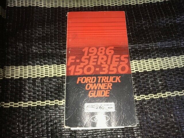 1986 Red Ford F-350 Crew Cab Pickup