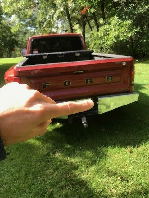 1986 Red Ford F-350 Crew Cab Pickup