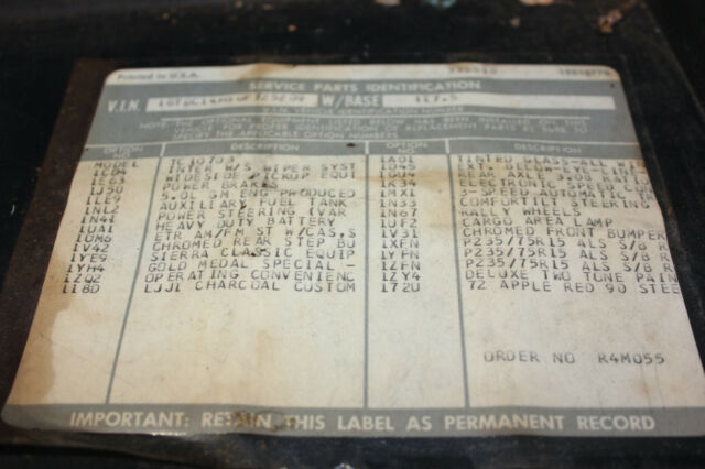 1986 Red GMC Sierra 1500 Standard Cab Pickup