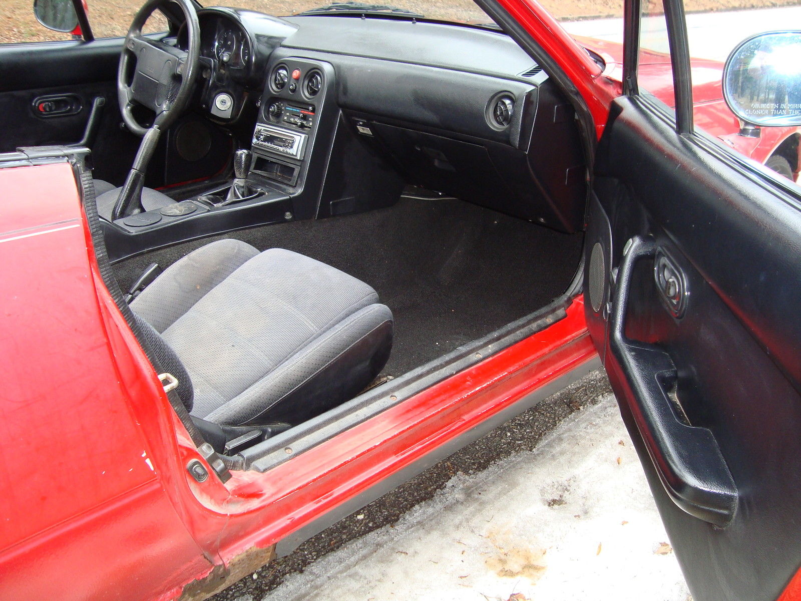 1990 Red Mazda MX-5 Miata Convertible