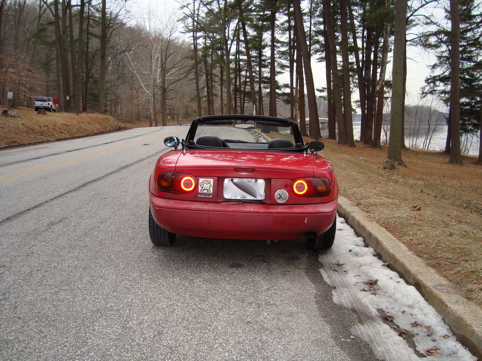 1990 Red Mazda MX-5 Miata Convertible