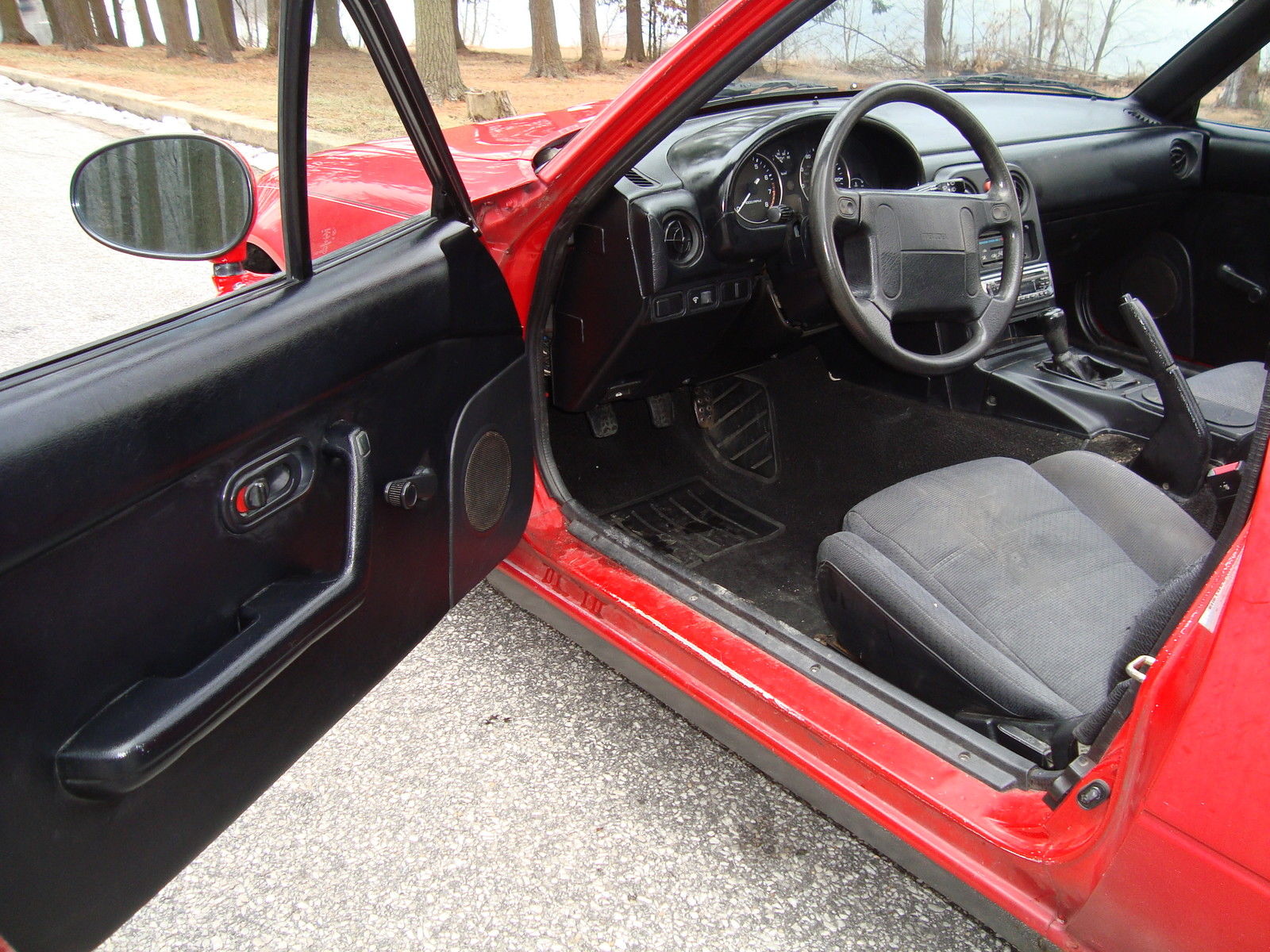 1990 Red Mazda MX-5 Miata Convertible