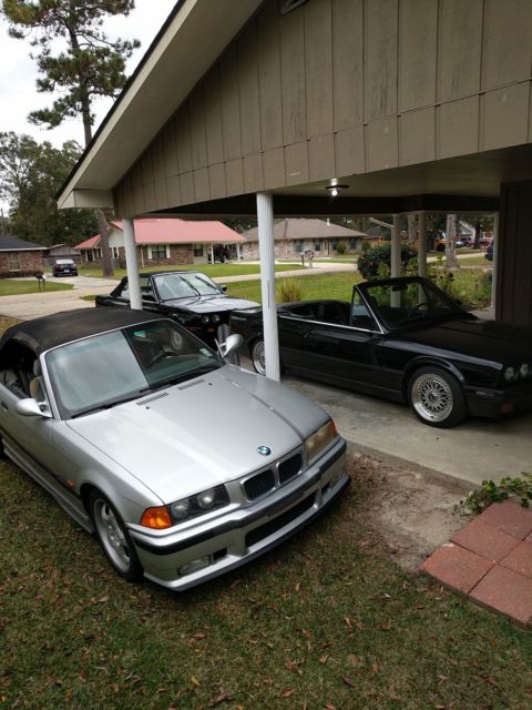 1992 Black BMW 3-Series Convertible