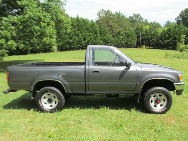 1992 Gray Toyota Pickup Standard Cab Pickup