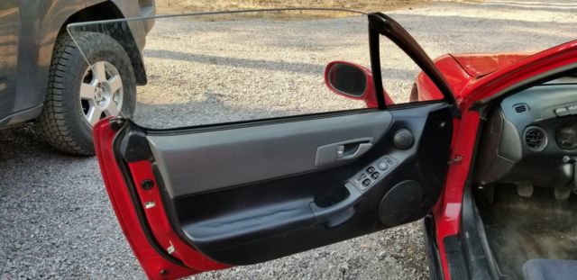 1994 Red Honda Del Sol Coupe