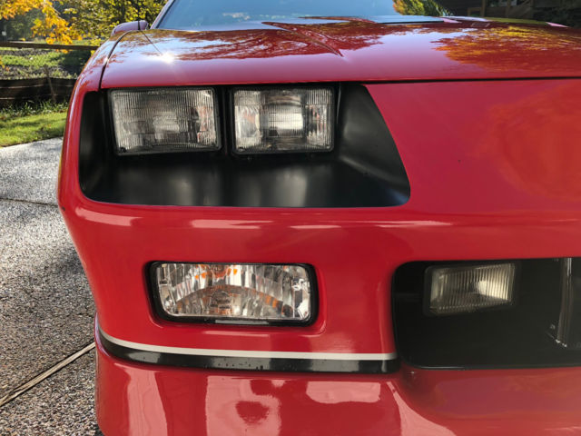 1986 Red Chevrolet Camaro Coupe
