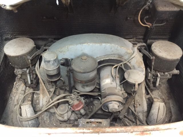 1959 White Porsche 356 Coupe