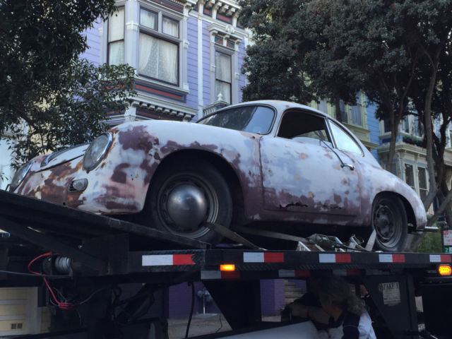 1959 White Porsche 356 Coupe