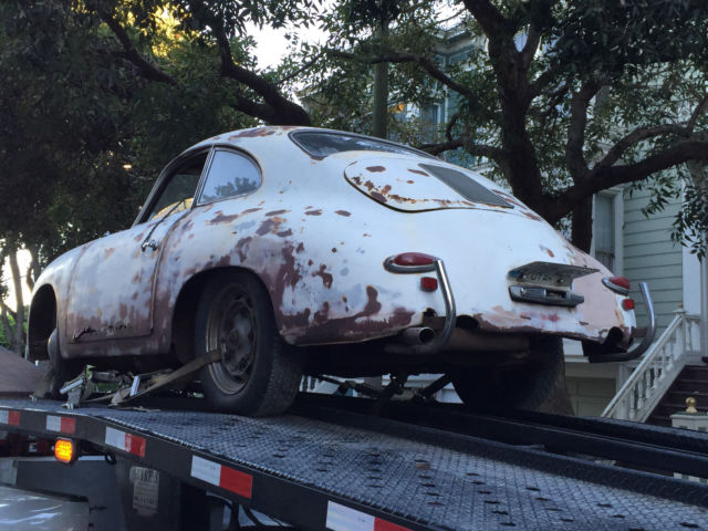 1959 White Porsche 356 Coupe