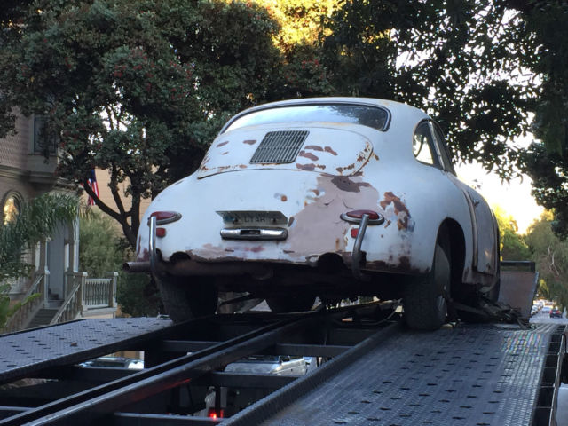 1959 White Porsche 356 Coupe
