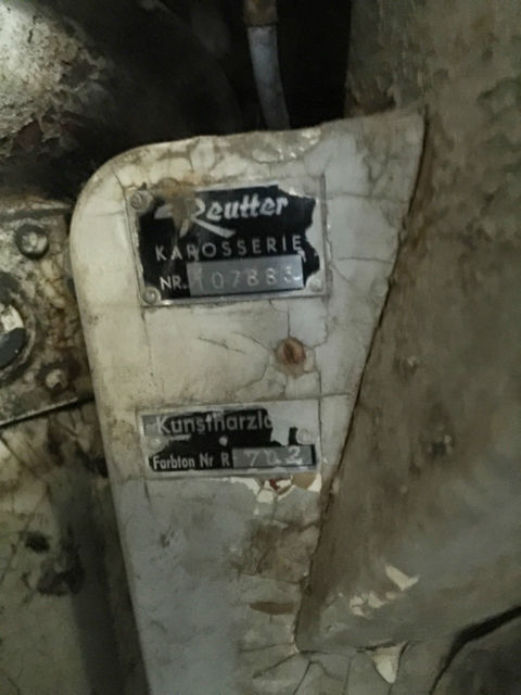 1959 White Porsche 356 Coupe