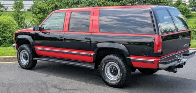 1994 Red / Black Chevrolet Suburban