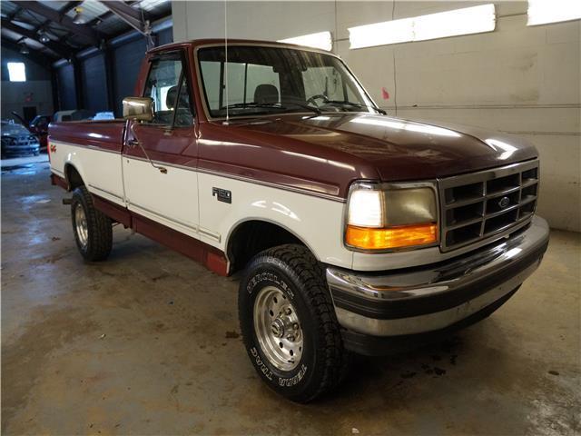 1993 Red Ford F-150 Truck