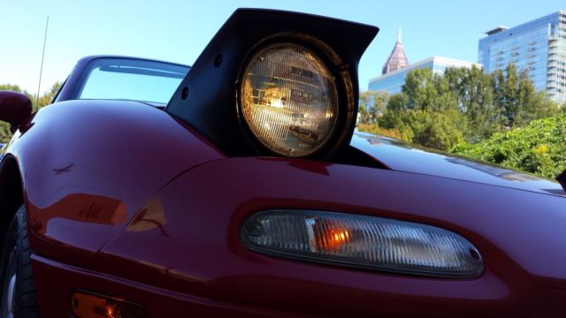 1990 Red Mazda MX-5 Miata Convertible