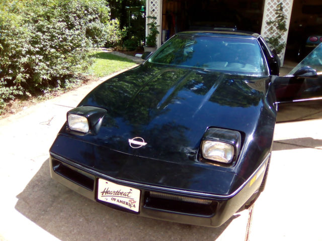 1990 Black Chevrolet Corvette Hatchback