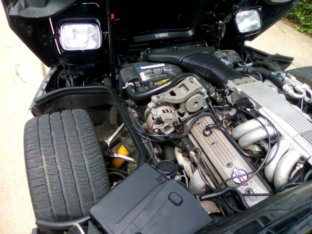 1990 Black Chevrolet Corvette Hatchback