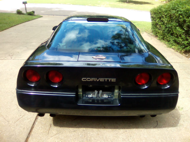 1990 Black Chevrolet Corvette Hatchback