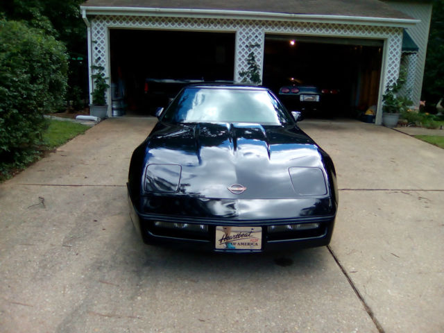 1990 Black Chevrolet Corvette Hatchback