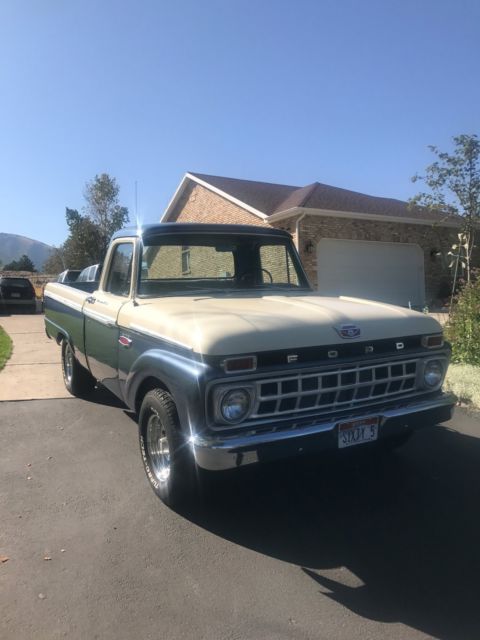 1965 Blue Ford F-100 Standard Cab Pickup