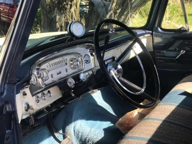 1965 Blue Ford F-100 Standard Cab Pickup