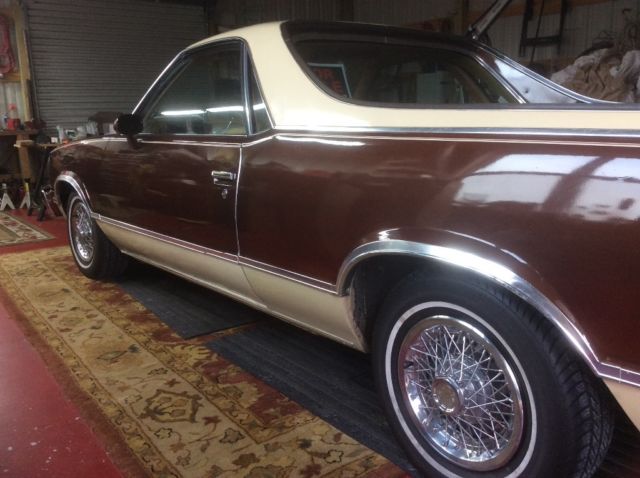 1979 Brown / beigh Chevrolet El Camino Pick up