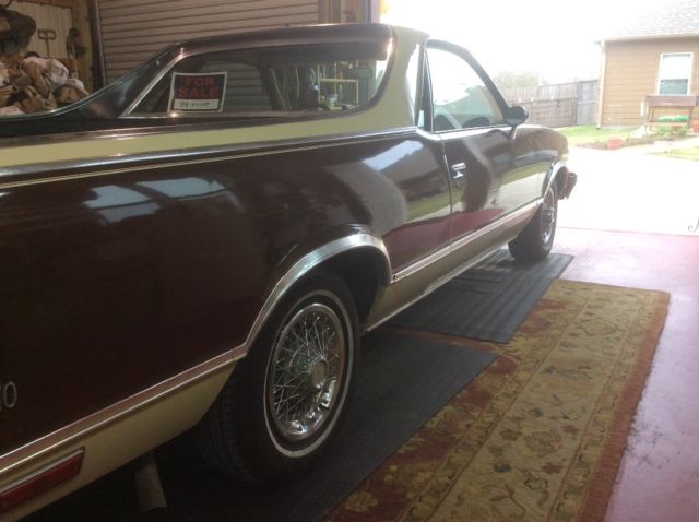 1979 Brown / beigh Chevrolet El Camino Pick up