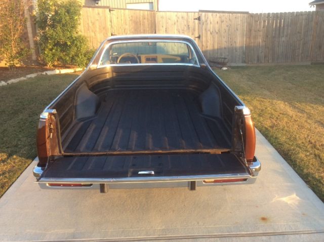 1979 Brown / beigh Chevrolet El Camino Pick up