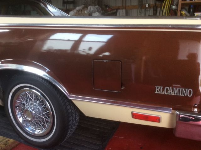 1979 Brown / beigh Chevrolet El Camino Pick up