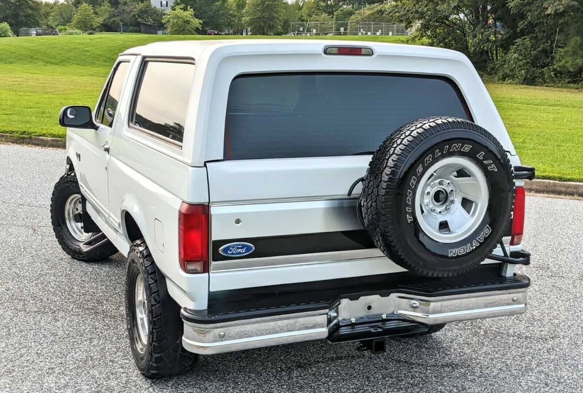 1994 White Ford Bronco